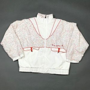 Vtg 90s Le Croq Sportif Retro Windbreaker Jacket
